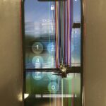 【アイフォン】画面に物がぶつかって故障したiPhoneXRの修理
