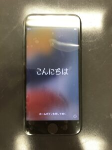 画面修理後のiPhone7
