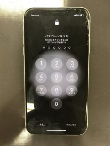 ゴーストタッチが発生したiPhoneXR