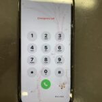 【アイフォンXR】液漏れしているiPhoneXRの画面修理