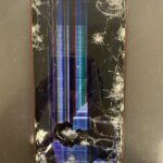 【アイフォンXR】画面がバキバキに割れたiPhoneXRの修理
