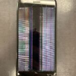【アイフォン】真ん中に大きく太線が入ってしまったiPhone8の画面修理